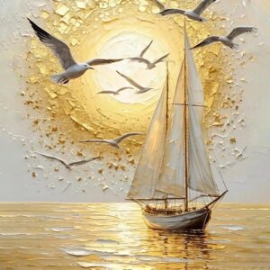 Auradraw Sailboat Diy Paint