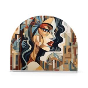Women in Brown Napkin Holder