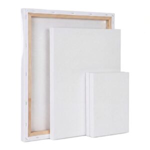 3-Piece Cotton Canvas Boards for Painting