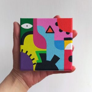 Small Abstract Canvas Painting